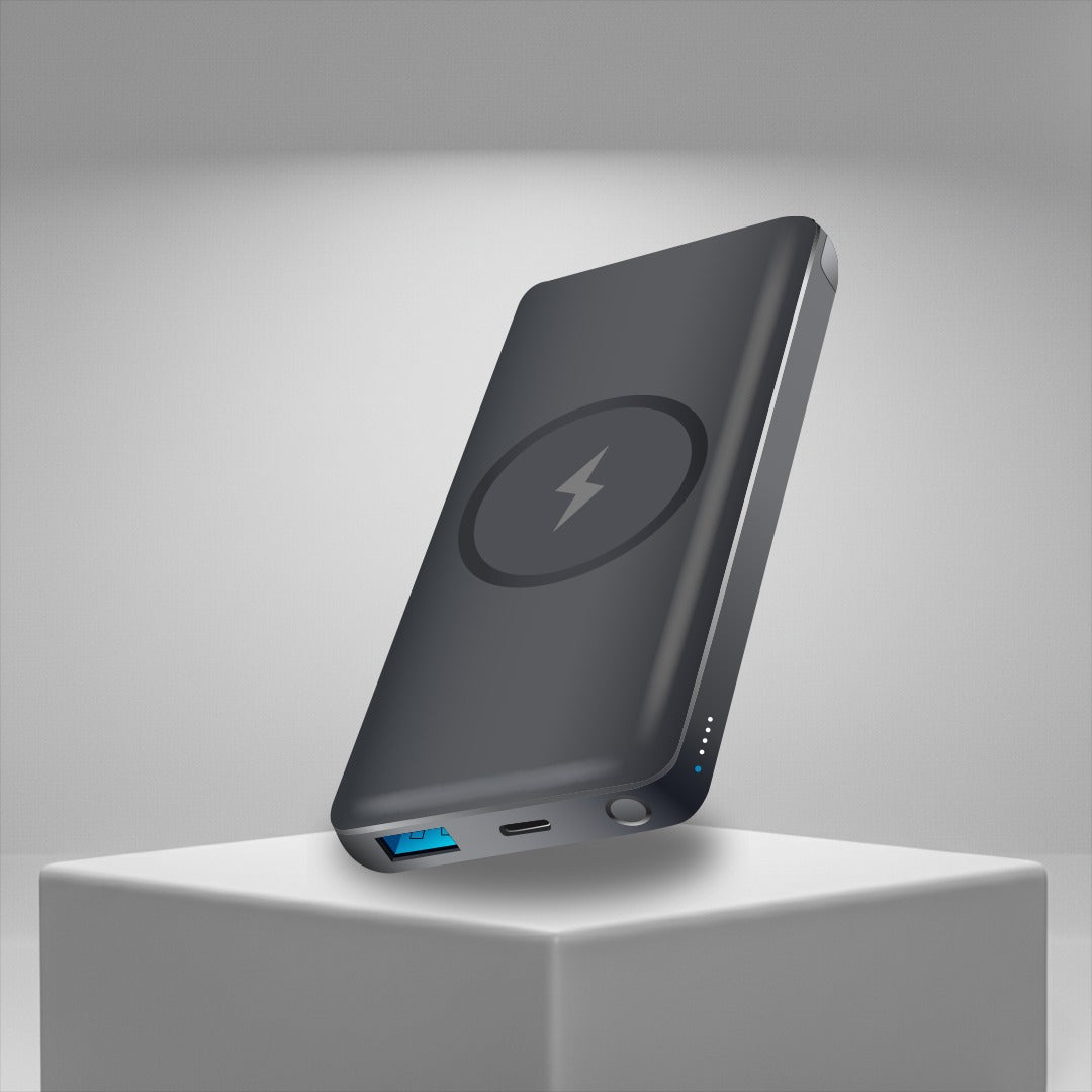 Ultra-Slim Wireless & Wired Charging Power Bank
